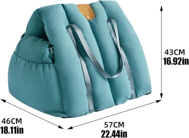 Автокрісло для собак та котів - переноска, автосидіння для тварин з регулюванням, бавовняна підкладка, з ременем безпеки, портативна підставка для собак та котів