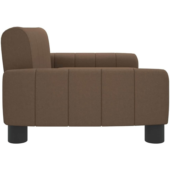 Крісло-ліжко для собак, м'яке ліжко для тварин, лежанка для маленьких собак та котів, коричневе, 70 x 45 x 30 см