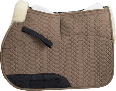 Підкова Engel Reitsport SCHABRA1AP-D-SCH: підкова з ламінової овчини, чорна, середнього розміру для конкурного верхового лижника