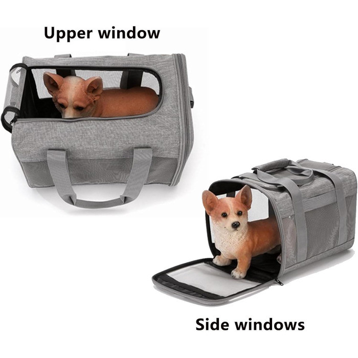 Транспортувальна сумка для собак та котів до 7 кг - переноска для собак та котів, 38x25x26 см