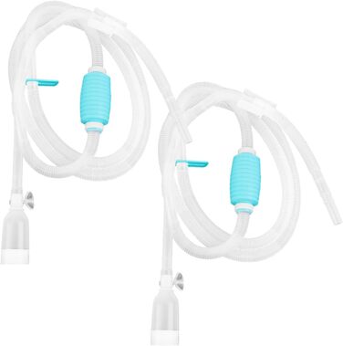 Гравійний сифон для акваріуму TERA PUMP XL, 1,5 GPM, BPA-free, з дренажною та фільтрованою насадкою, стабілізуючим кліпом і присоскою, для акваріумів від 75 л