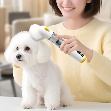 Набір для догляду за шерстю собак Tnfeeon, портативний пилосос для шерсті з баком 200 мл для авто, дому, дивану, килима