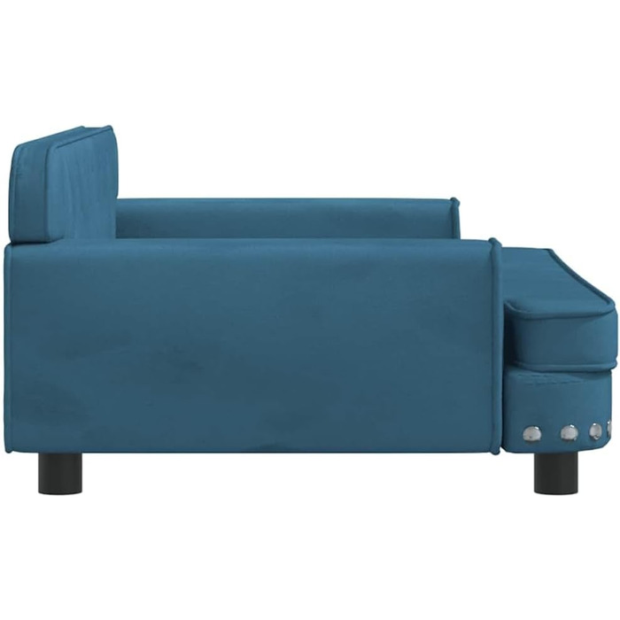 Собаче ліжко/софа для собак, 90 x 53 x 30 см, блакитне, vidaXL