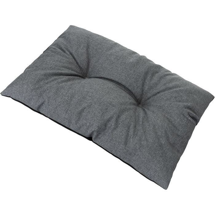 Ліжко для собак - м'яке ліжко-корзина для собак, котів, маленьких, середніх та великих собак - 63x48 см, графіт з лапами