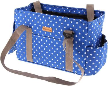 Транспортна сумка для тварин: переноска для собак та котів, сумка-переноска для подорожей, блакитна