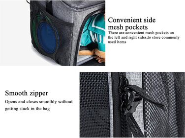 Корзина для собаки на велосипеді, переноска для собак, легка та дихаюча, аксесуари для подорожей та кемпінгу