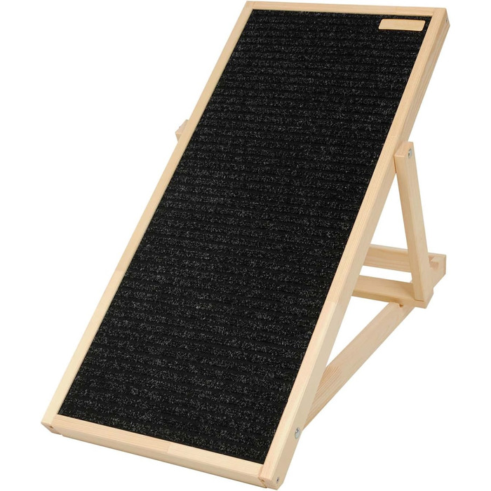 Рампа для собак і котів | Дерев'яна складана рамка для підйомів на ліжко/диван/в автомобіль | Natural