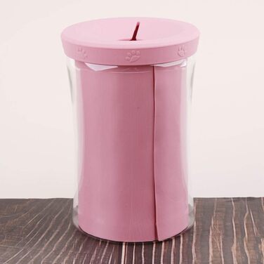 Миска для миття лап собакам, рожева | Чистяча щітка для лап собак