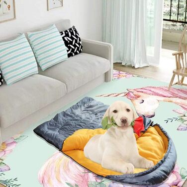 Спальний мішок для собак Lifeunion, водонепроникний, теплий, компактний, для подорожей, кемпінгу, хайкінгу, рюкзакових походів (Сірий + Оранжевий)