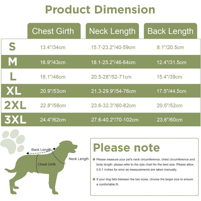 Зимовий теплий одяг для собак - водонепроникний, вітронепроникний, з світловідбиваючими елементами (Green, L)