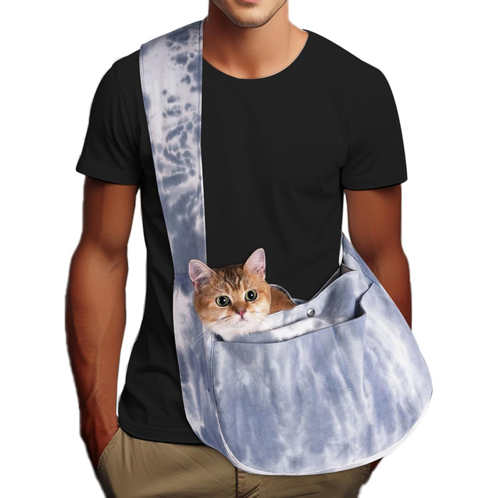 Сумка-переноска для тварин Huilin Technology, рожева (блакитна) - для котів та собак, для прогулянок та подорожей