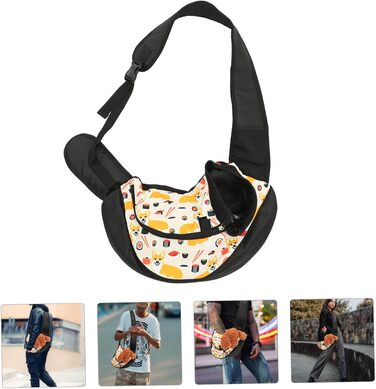 Траплянка для собаки, переноска для цуценят, сумка-переноска для тварин, зелена. Підходить для маленьких собак, котів, подорожей, кемпінгу та прогулянок.