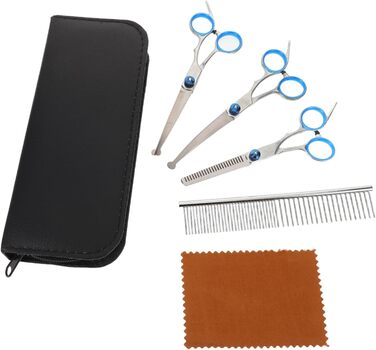 Набір професійних ножиць для грумінгу собак та котів з високоякісної цинкової сплави та ергономічними ручками
