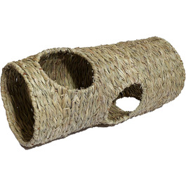 Тунель для кроликів Rosewood Naturals Jumbo, верба, 50x22 см – іграшка та спальне місце