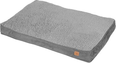 Килимок для собак ib style Dreams, м'яке ліжко для собак, килимок для сну, середні породи, зручне ліжко, знімний чохол, сірий, 100x68 см