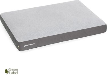 Килимок для собак середніх порід Doctor Bark - 88x60 см, сірий, миючий, м'який, плюшевий