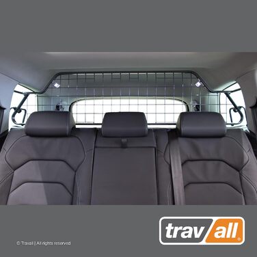 Сітка для собак Travall для Škoda Kodiaq (2016-2024) - автомобільна сітка, захист багажника, міцний сталевий захист для транспортування собак