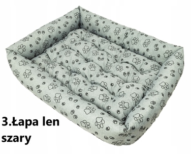 Ліжко-диван для собак Lagram, багатоколірний, 120 см x 90 см