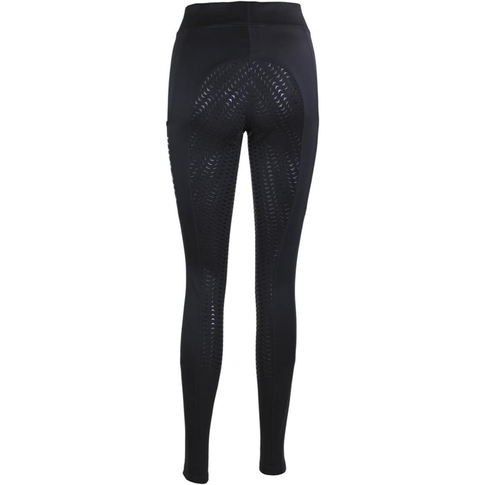 Лазура - Ріддінгінси для жінок та дівчаток Емілія | Повний силіконовий покрив | Ріддінгінси з двома кишенями для телефону | Доступні у п'яти кольорах | Розміри 116-176 та 34-46 (116, Чорний)