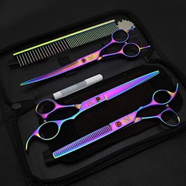 Набір професійних ножиць для грумінгу тварин: 3 шт. з нержавіючої сталі (7,0 дюймів)
