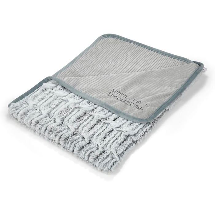 Кругле ліжко для домашніх тварин Petface Cord, сірий колір, розмір S (1 шт.)