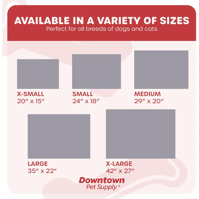 Підкладка для переноски собаки Downtown Pet Supply, 73,7 x 50,8 см, водонепроникна, Ripstop Nylon, для миття в пральній машині, розмір M