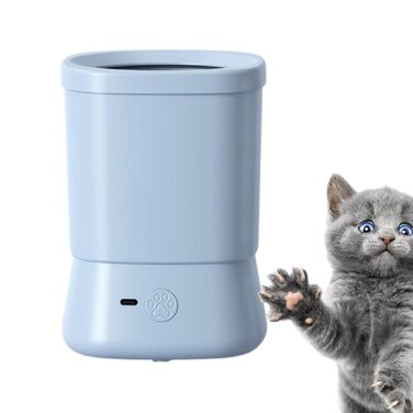 Автоматичний мийка лап для собак | Очисник лап з бризкозахистом, 2 швидкості, аксесуар для кемпінгу, подорожей, прогулянок