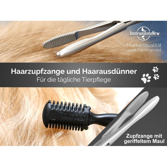Набір для догляду за лапами та шерстю собак: 5-ти елементний набір професійних ножиць
