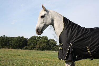 Зимова термоковдра для коня time4horses, високий комір, 200 г, 1200 ден, 125 см, водонепроникна аутдор ковдра