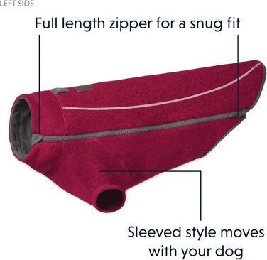 Собачий флісовий жилет RUFFWEAR Fernie, швидковисихаючий, рожевий, XL