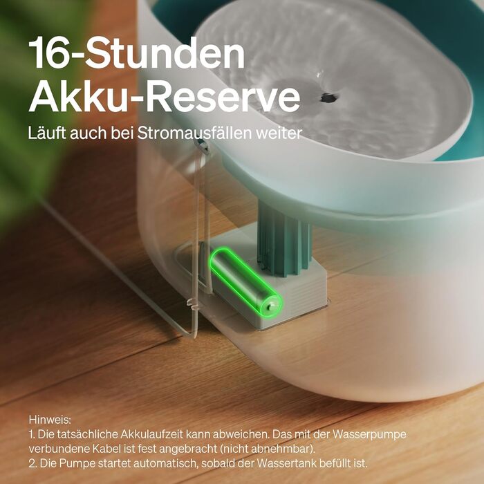 PETLIBRO фонтанчик для собак та котів, 8л, білий. Тиха робота 26dB, захист від розливу, легка чистка, підходить для великих собак та кількох котів