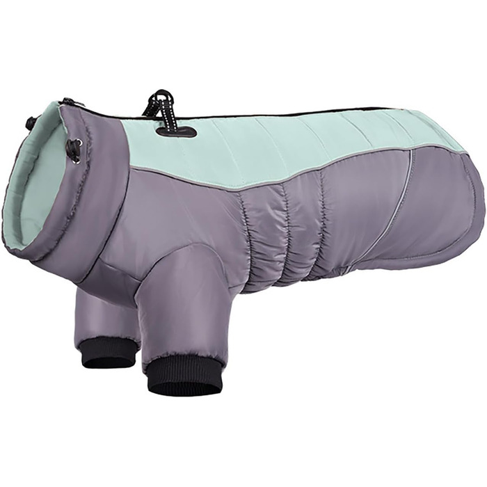 Зимові куртки для собак з натуральним хутром: теплі, відображають світло, для холодної погоди (XS, C)