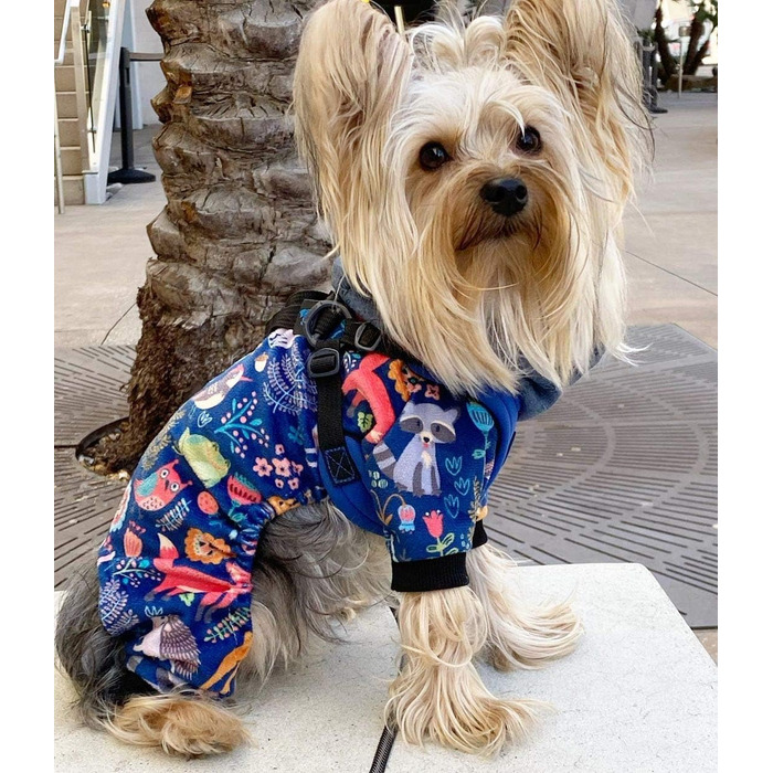 Піжама для собак CuteBone Pink Pig Schwein великого розміру, м'яка, еластична, для дому та зими, XL