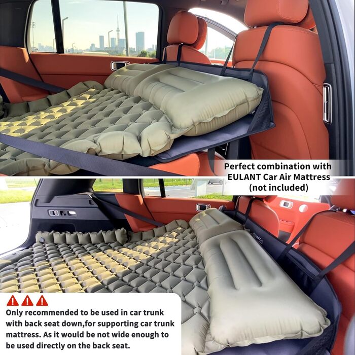 Підставка для автолюдків EULANT: розширює заднє сидіння для собак та комфортних подорожей