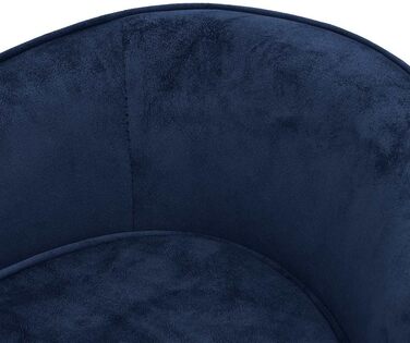 Софа для собак VidaXL, 69x49x40 см, плюшеве ліжко для собак, диван для котів та собак (блакитний)