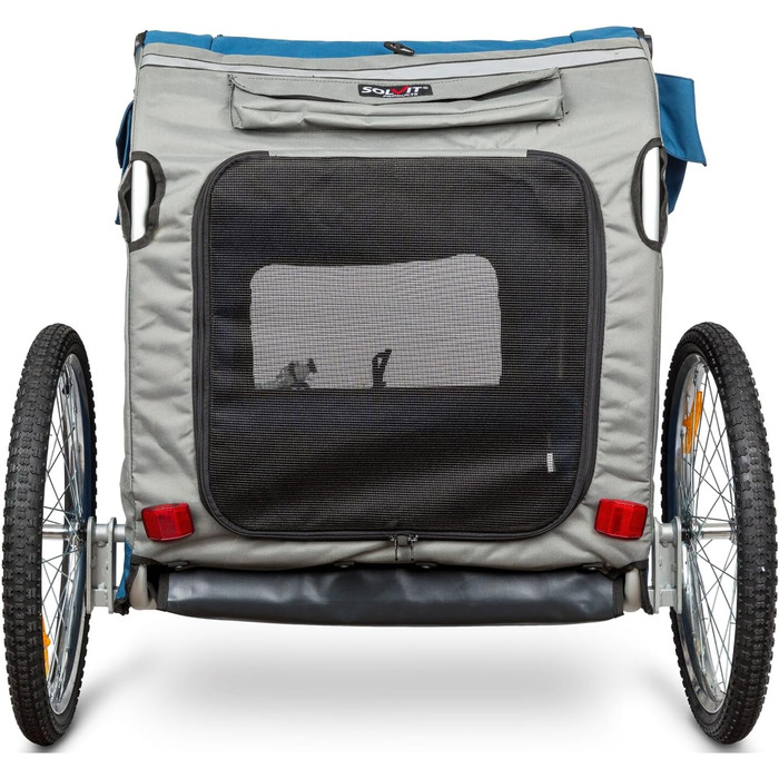 PetSafe Happy Ride - велосипедний причіп для собак, розмір L, до 13,6 кг, з сіткою та відбивачами