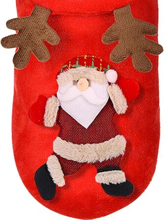 Костюм для собаки/кішки Holibanna на Новий рік: теплий зимовий костюм, тепла жилетка (S)