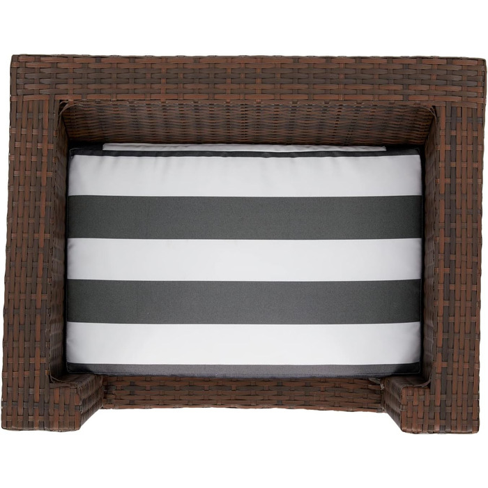 Ліжко-лежанка для кота або маленького собаки Teamson Pets Clotho (ратан, коричневий) ST-N10005-UK