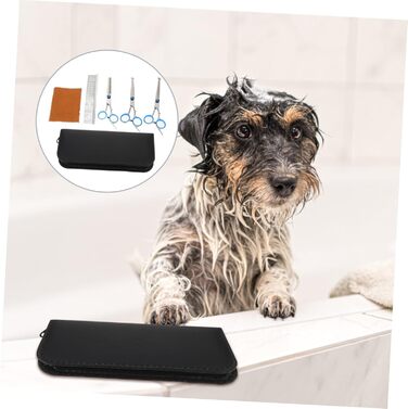 Професійні ножиці для грумінгу собак MILISTEN: набір з вигнутими та прямими ножицями з цинкової сплави, ергономічні