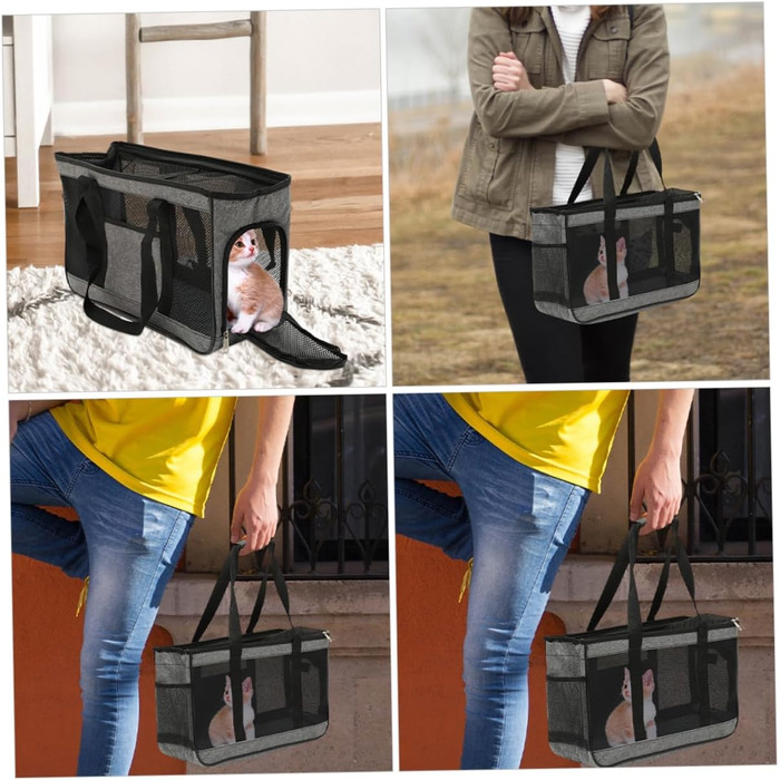 Транспортна сумка для котів Toddmomy - дихаюча, складана, для подорожей, легка та компактна