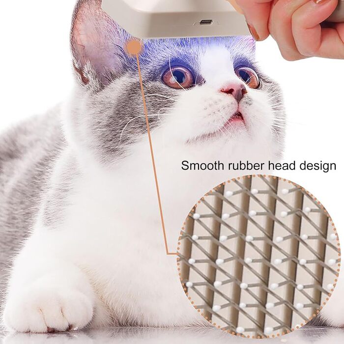 Щітка для котів: догляд за шерстю, масаж, видалення ворсу. Підходить для довгошерстих котів, кошенят, цуценят, собак. Для дому, ванни, спа, подорожей та відпочинку на природі