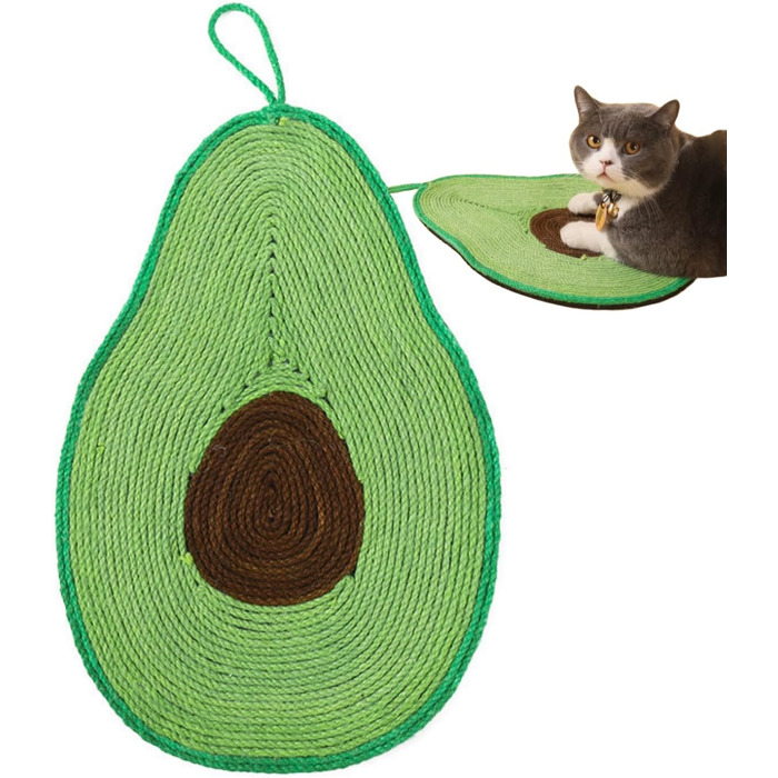 Килимок для котів Joyhaze з сизалю, для шліфування кігтів, на стіну або підлогу, захист від подряпин