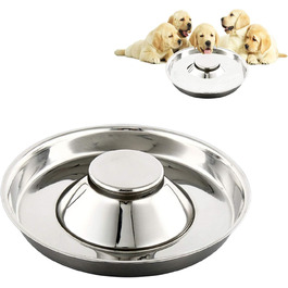 Набори мисок для цуценят та собак з нержавіючої сталі (2 шт.) 30/26 см
