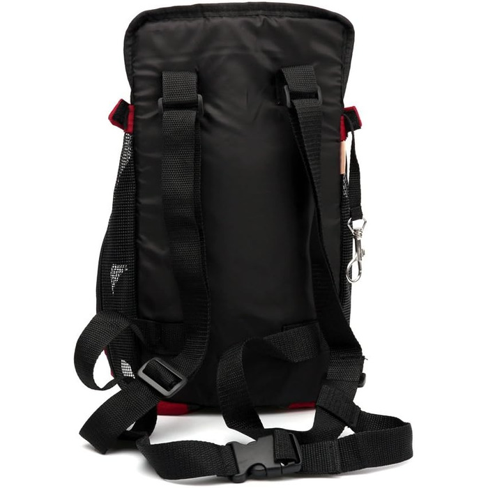 Рюкзак для собак: переноска-рюкзак для собак, червоний, розмір M