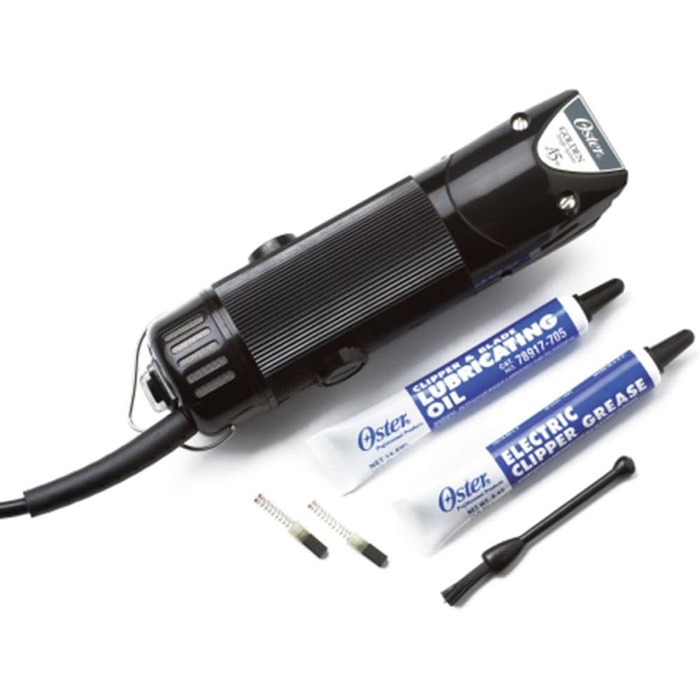 Машинка для стрижки шерсті Kerbl Golden A5 (з універсальним мотором, з неслизьким профілем, головка для стрижки не входить до комплекту) 18555 Чорний