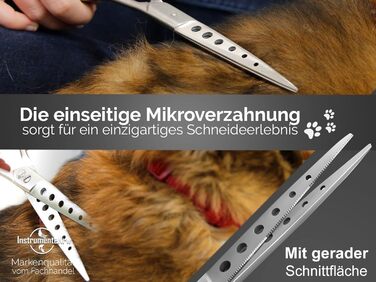 Професійна ножиця для грумінгу собак та котів, 19,5 см – ножиці для шерсті, хутра та тварин