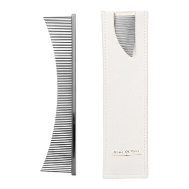 Гребінець для котів Flohkamm - сріблястий, для догляду за шерстю, підходить для собак, довгошерстих порід, цуценят та під час линьки