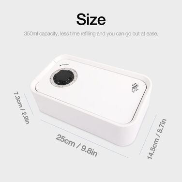 Автоматичний годівник для котів та собак ALL FOR PAWS з таймером, для сухого та вологого корму, миється в посудомийній машині