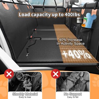 Захист для автосидіння собаки, чорний - CISSIYOG