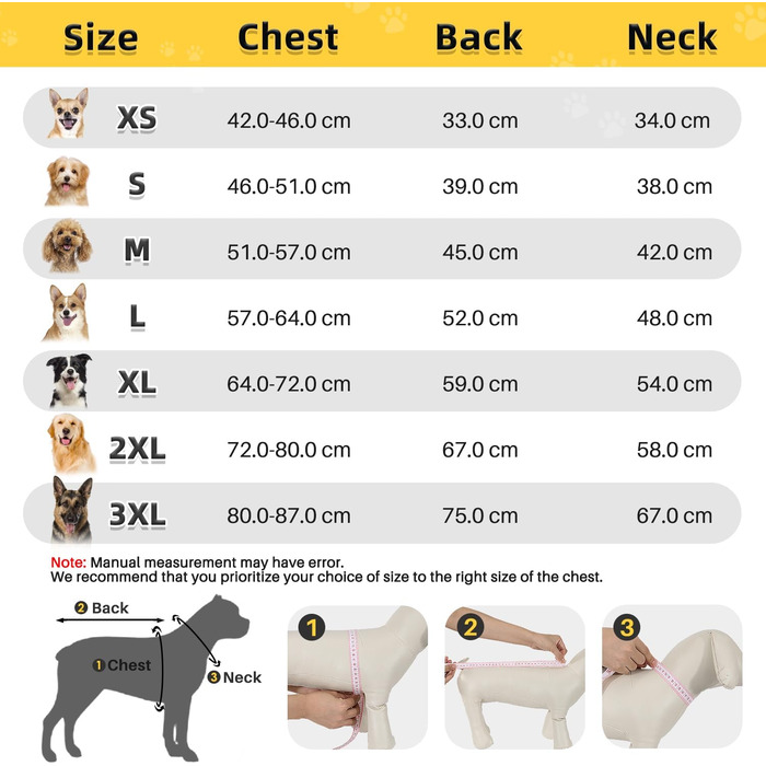 Дощовик для собак SlowTon з нагрудником, знімна капюшон, водонепроникна куртка на блискавці, двошаровий пончо для собак з світловідбиваючими елементами (Жовтий, XXL)